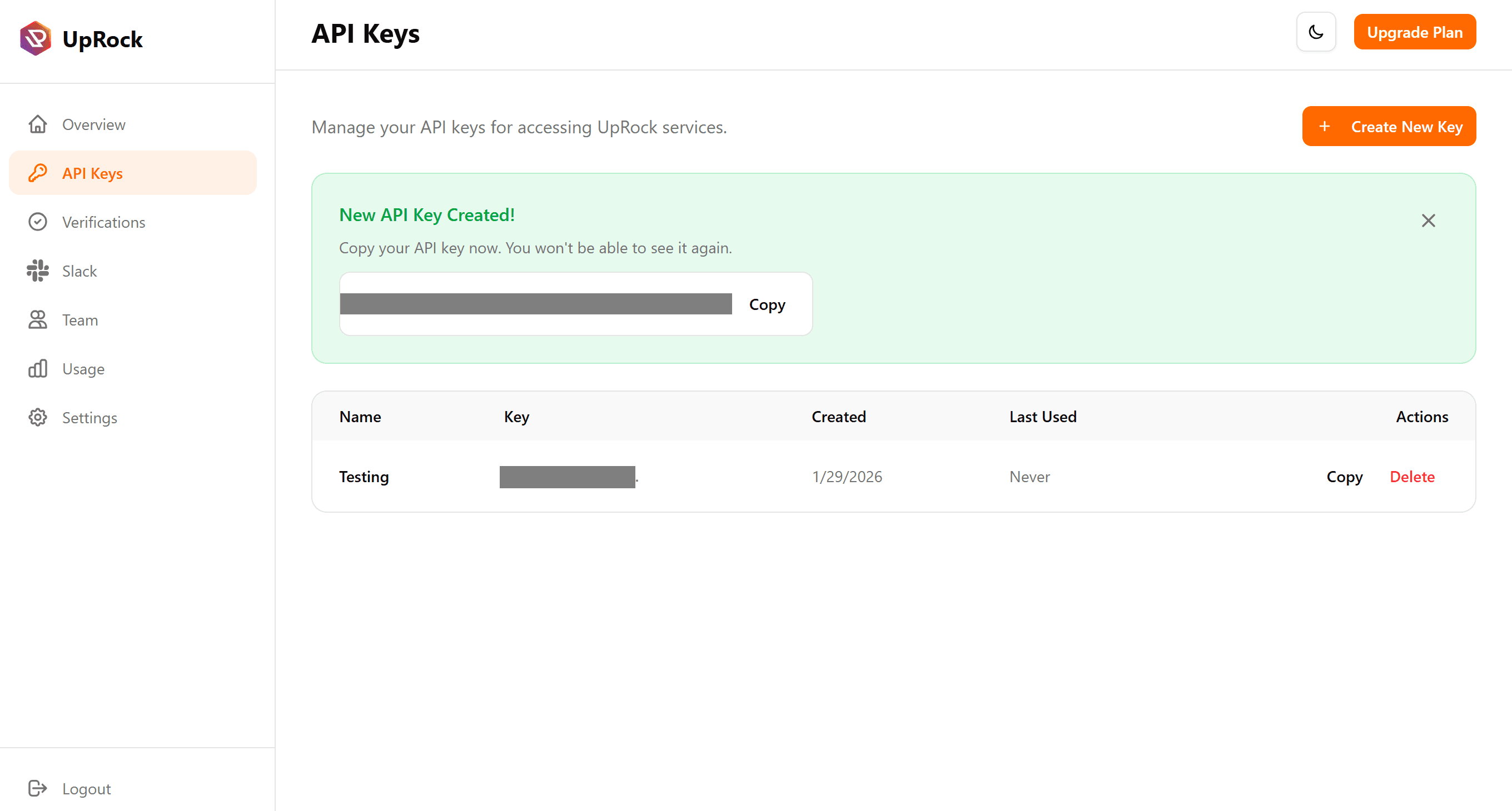 Screenshot showing result